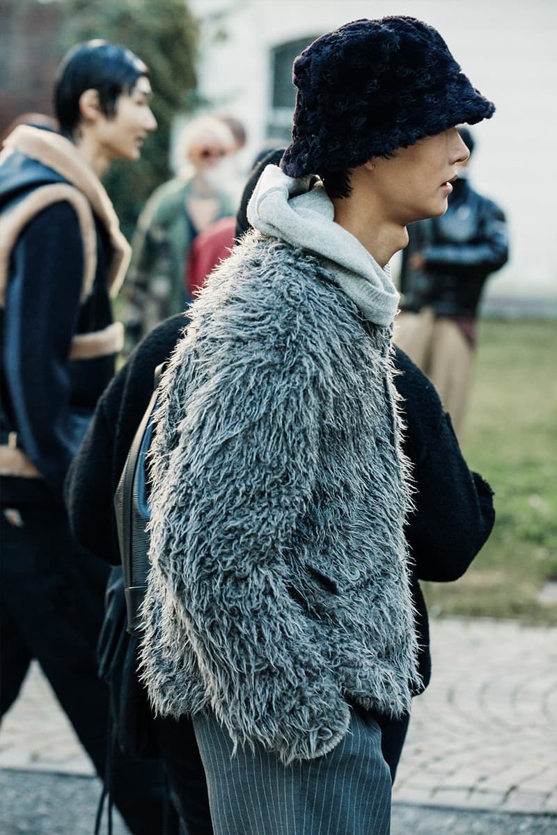 Milan Fashion Week Men's FW24 Street Style fall winter 2024 gucci prada raf simons miuccia jw anderson diesel jonathan anderson sabato jordan luca