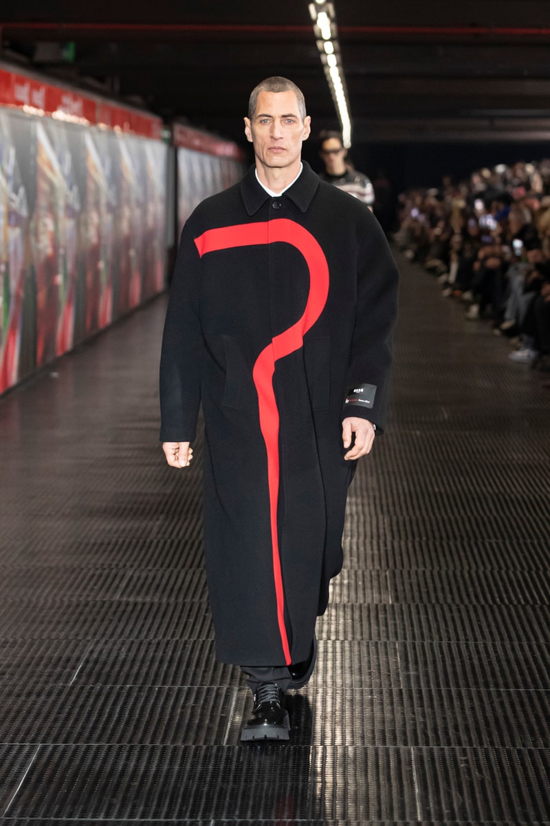 MSGM Fall/Winter 2024 Collection Milan Fashion Week Men's Menswear Runway Images