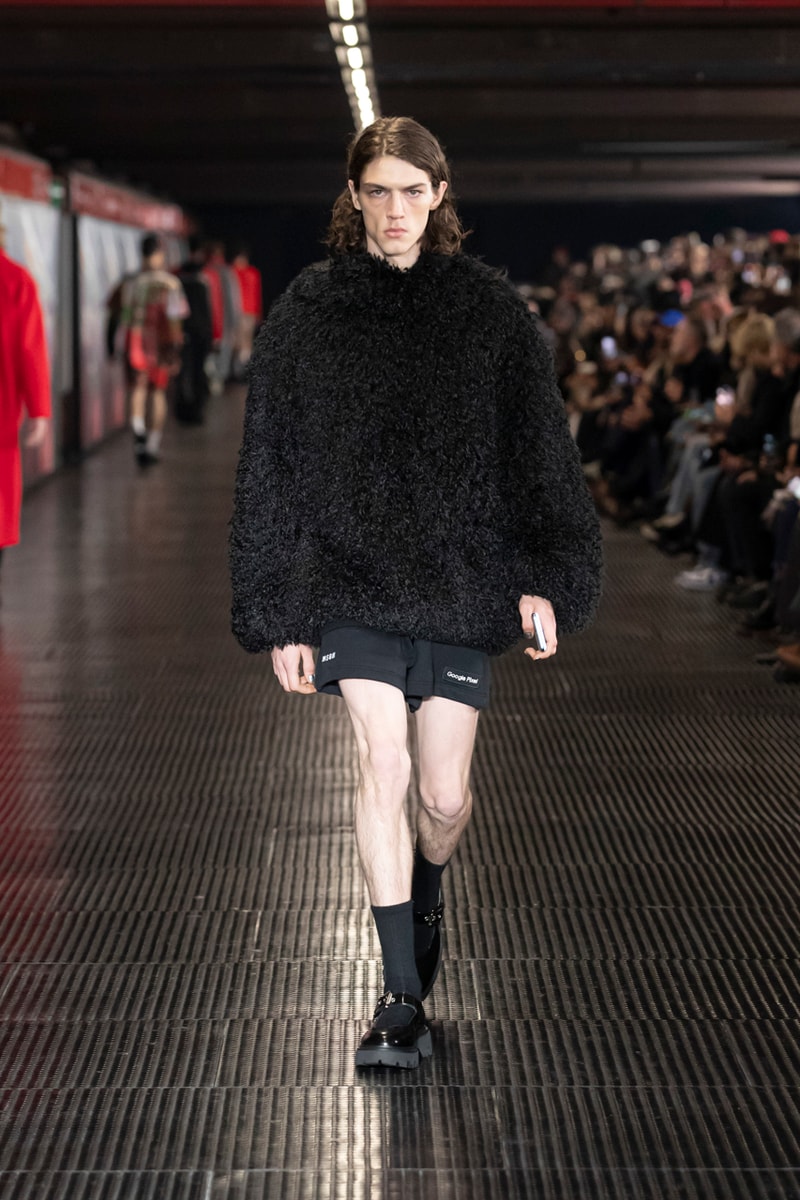 MSGM Fall/Winter 2024 Collection Milan Fashion Week Men's Menswear Runway Images