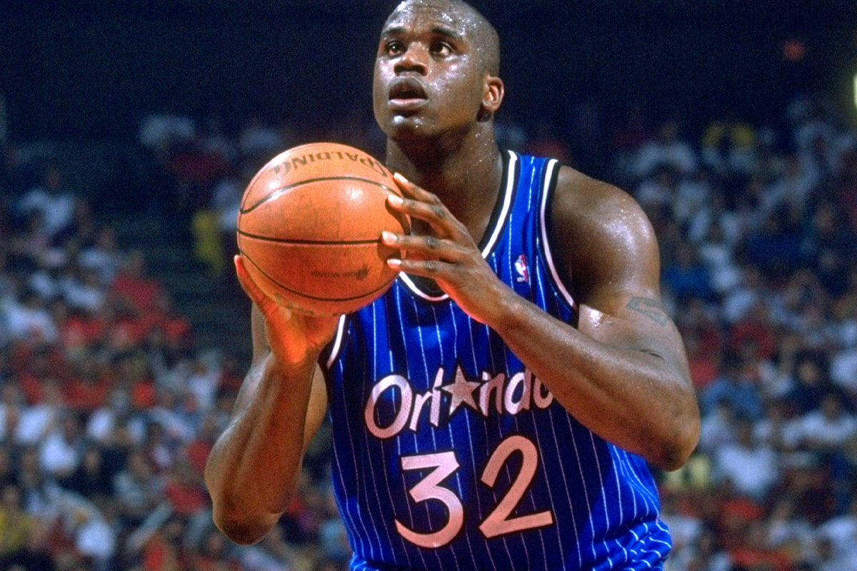 Orlando Magic Retires Shaquille O'Neal No. 23 Jersey nba basketball miami heat los angeles lakers hall of fame three jerseys first of the franchise