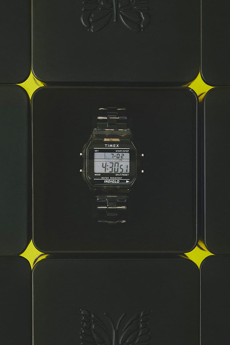 NEEDLES x Timex x BEAMS BOY Classic Digital Black Watch Collaboration Release Info