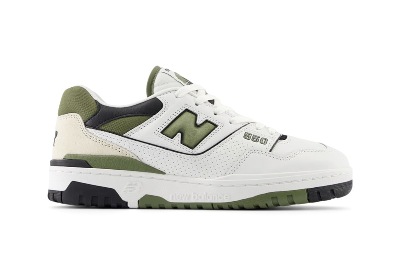 new balance 550 basketball white dark olive quarry blue team red classic 2024 release details info website general release