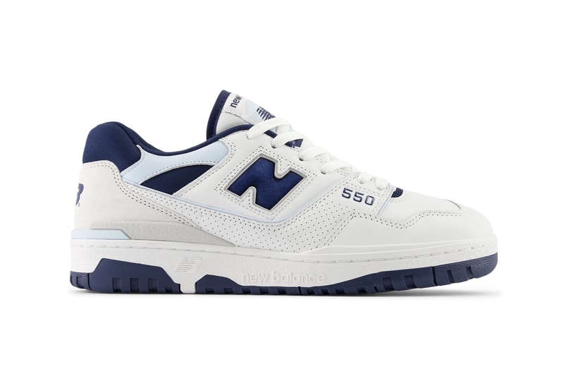 new balance 550 basketball white dark olive quarry blue team red classic 2024 release details info website general release