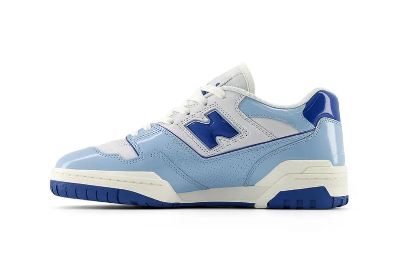 New Balance 550 Patent Leather white black blue BB550KYE BB550KYF BB550KYG Release Info