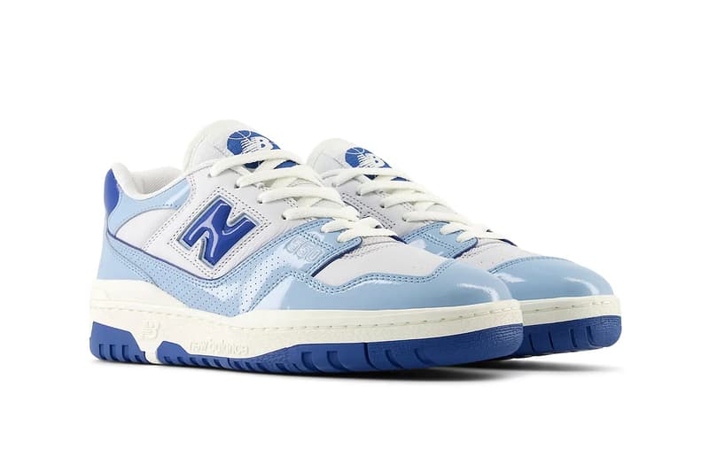 New Balance 550 Patent Leather white black blue BB550KYE BB550KYF BB550KYG Release Info