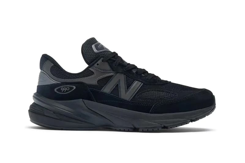 new balance 990v6 triple all black sneakers official release date info photos price store list buying guide