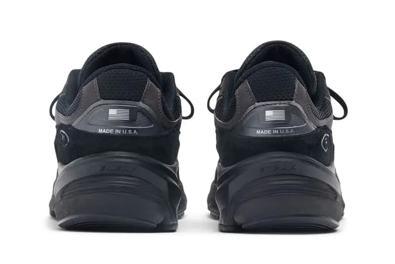 new balance 990v6 triple all black sneakers official release date info photos price store list buying guide