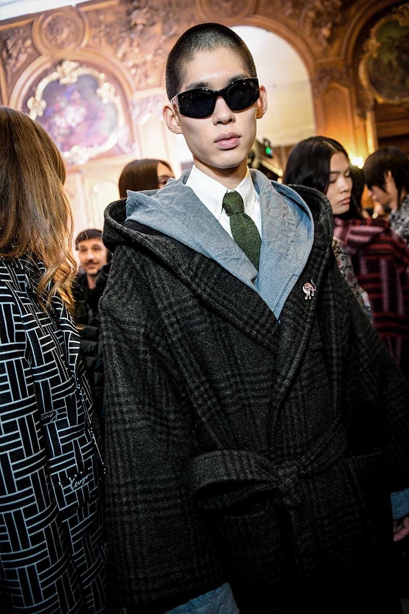 Kenzo Fall Winter 2024 Paris Fashion Week menswear Nigo runway show bibliotheque national library japanese designer adaptation tatatmi mat print 