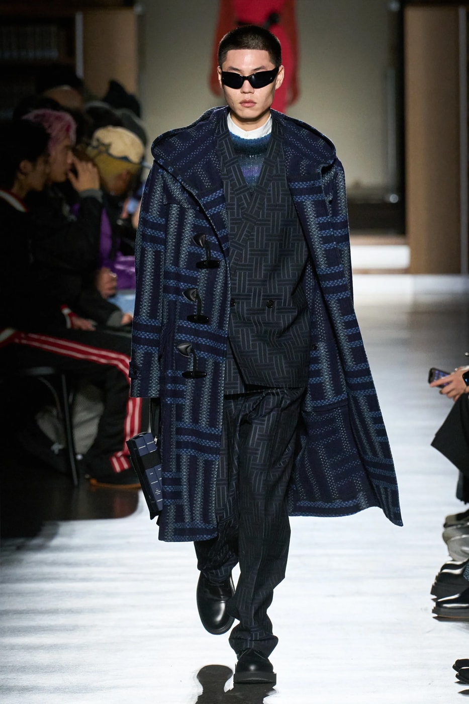 Kenzo Fall Winter 2024 Paris Fashion Week menswear Nigo runway show bibliotheque national library japanese designer adaptation tatatmi mat print 