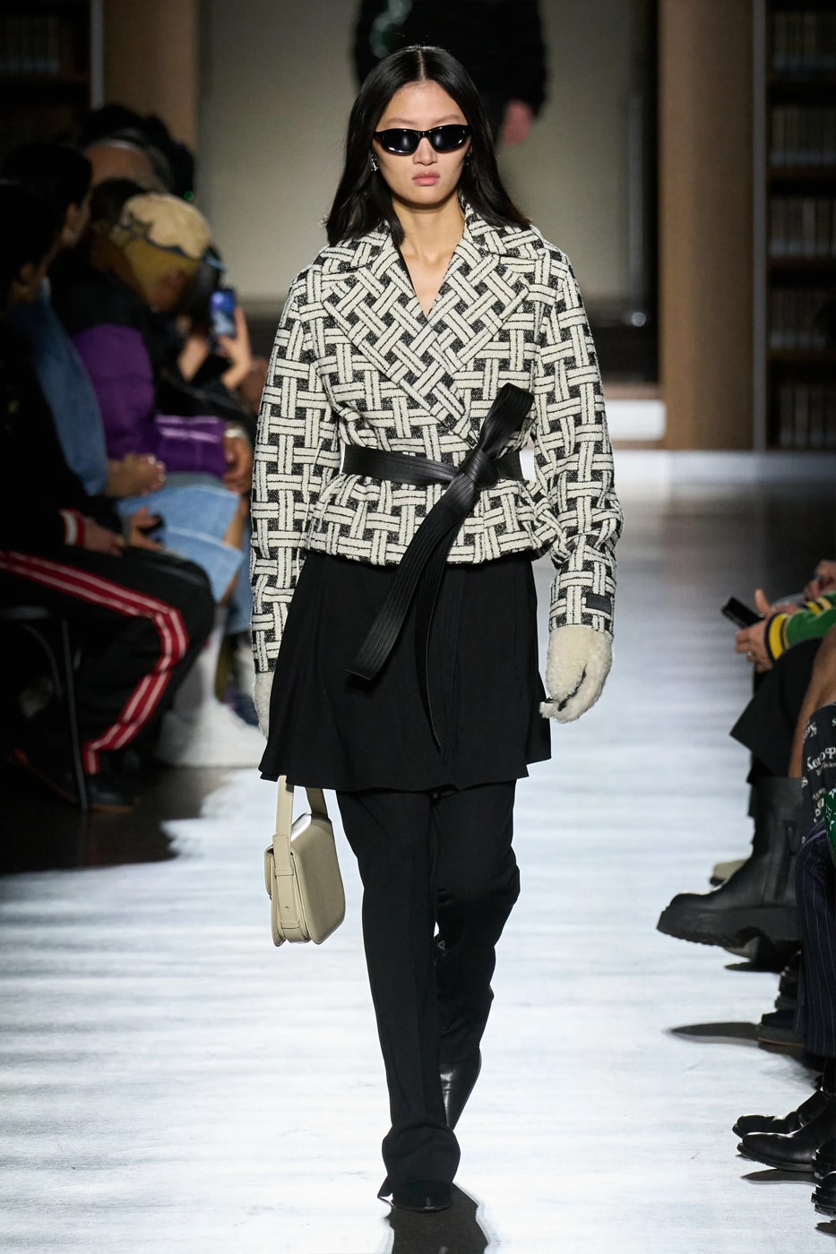 Kenzo Fall Winter 2024 Paris Fashion Week menswear Nigo runway show bibliotheque national library japanese designer adaptation tatatmi mat print 