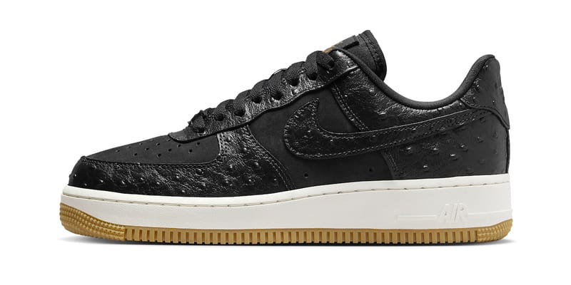 nike air force 1 cmft lux low black ostrich