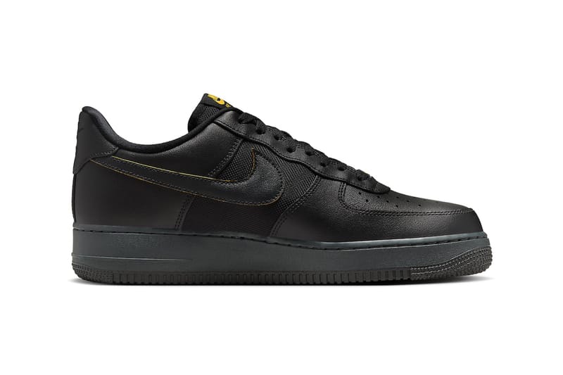 black af1 with gold