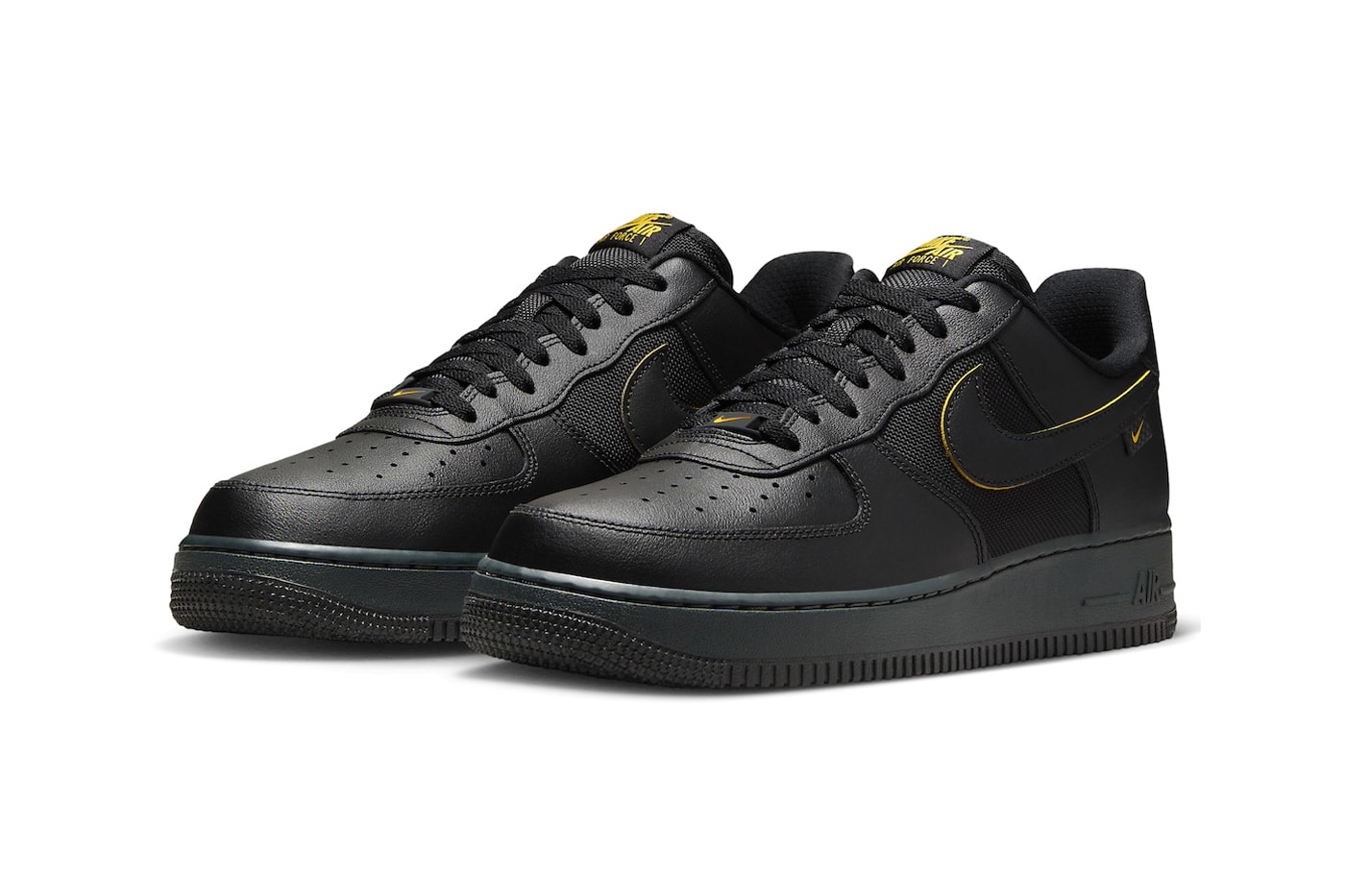 Nike Air Force 1 Low Black University Gold FZ4617-001 Release Info