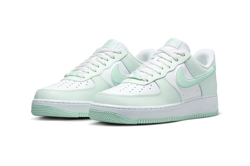 mint green nike high tops