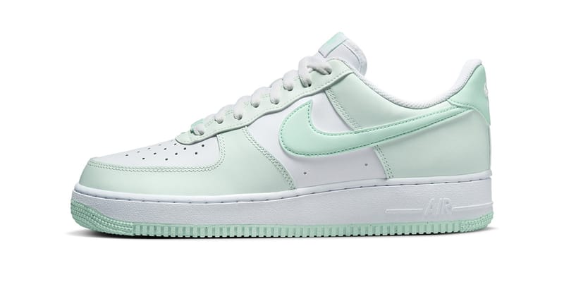 mint white nike air