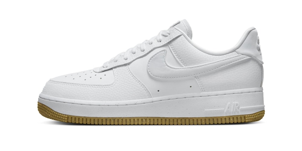 Nike Air Force 1 Low Next Nature Surfaces in "White/Gum"