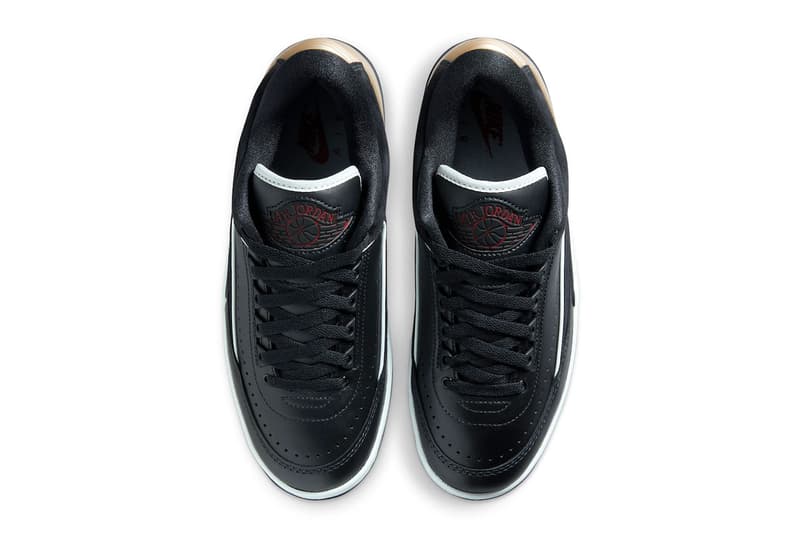 Official Images of the Air Jordan 2 Low "Black/Varsity Red" drop release womens men size price spring 2024 gold off white 