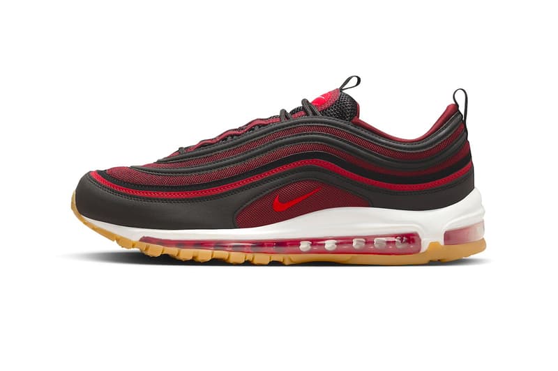 Nike Air Max 96 Gets Hit With the Classic "Black/Team Scarlet" Colorway 921826-022 Black/Team Scarlet-Gum Medium Brown release info red black