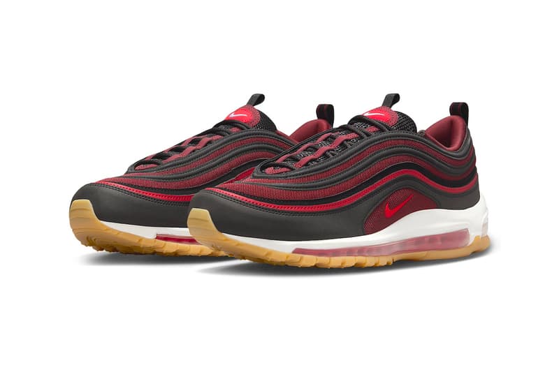 Nike Air Max 96 Gets Hit With the Classic "Black/Team Scarlet" Colorway 921826-022 Black/Team Scarlet-Gum Medium Brown release info red black