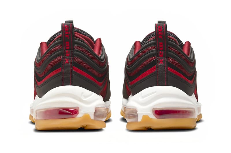 Nike Air Max 96 Gets Hit With the Classic "Black/Team Scarlet" Colorway 921826-022 Black/Team Scarlet-Gum Medium Brown release info red black