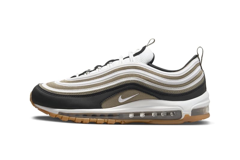 Official Look At the Nike Air Max 97 "Light Olive" 921826-203 cactus jack neutral brown gum soles