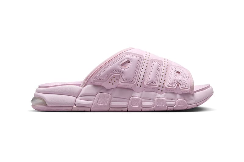 Nike Air More Uptempo Slide Arrives in "Pink" FJ2597-600 sandals ambushretro mx calm slides 