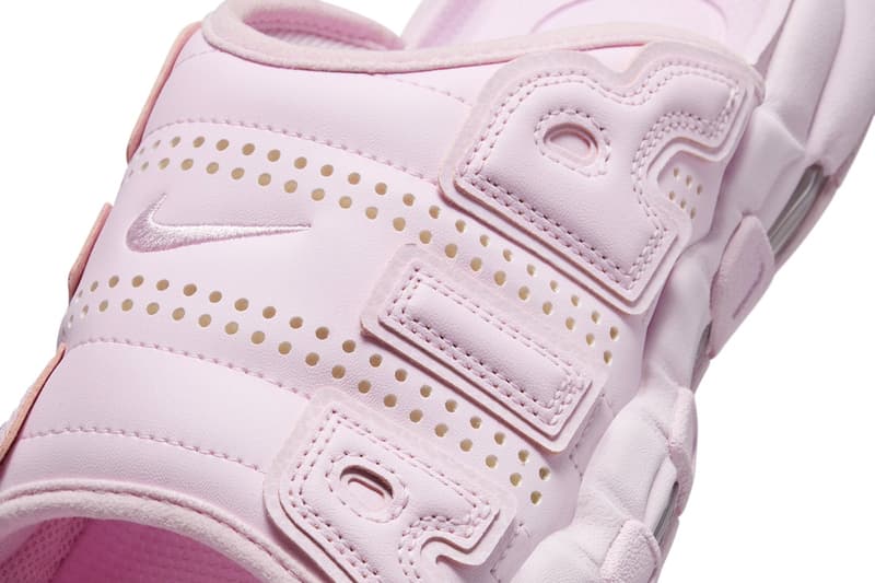 Nike Air More Uptempo Slide Arrives in "Pink" FJ2597-600 sandals ambushretro mx calm slides 