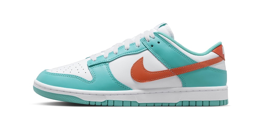 Official Look At the Nike Dunk Low "Miami Dolphins"