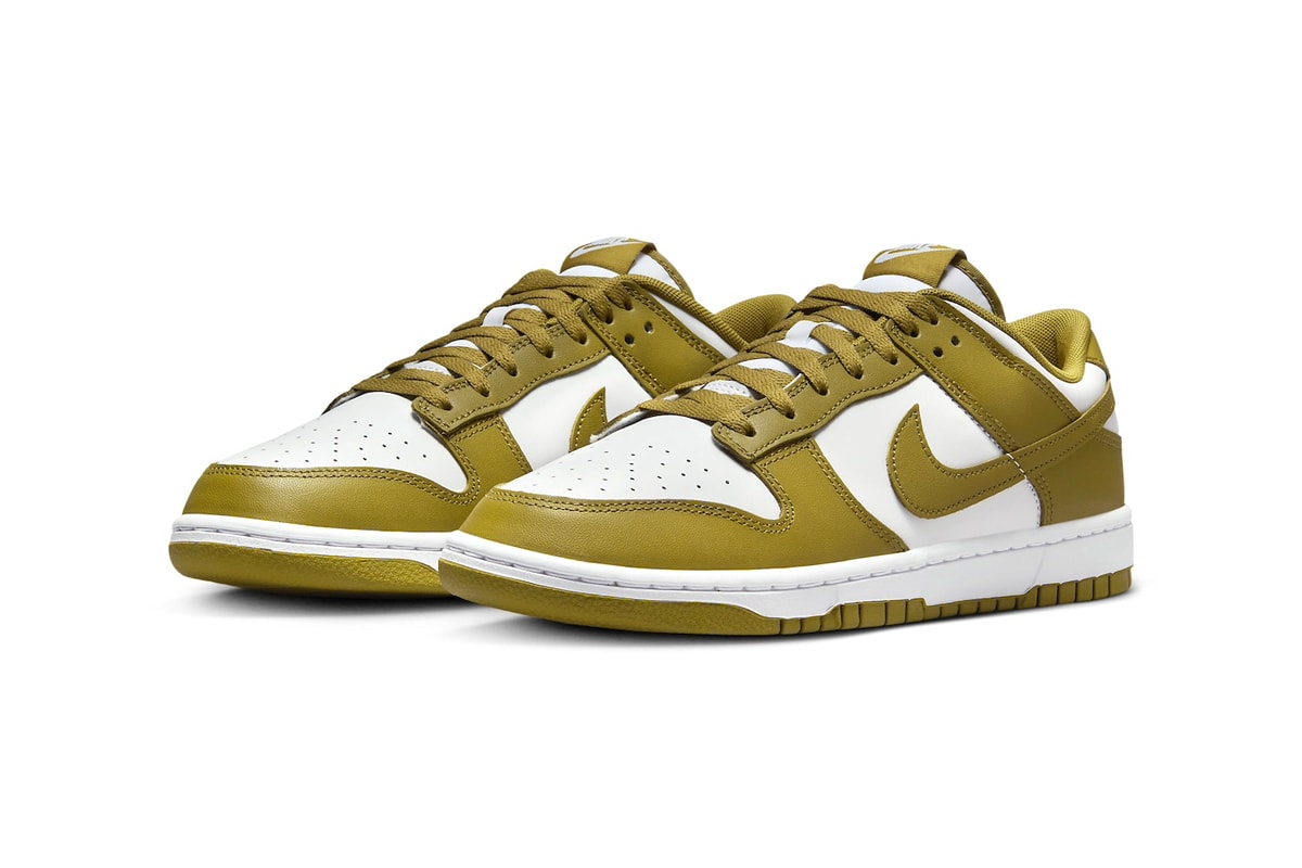 Official Look At the Nike Dunk Low "Pacific Moss" DV0833-105 white low top sneakers swoosh spring 2024