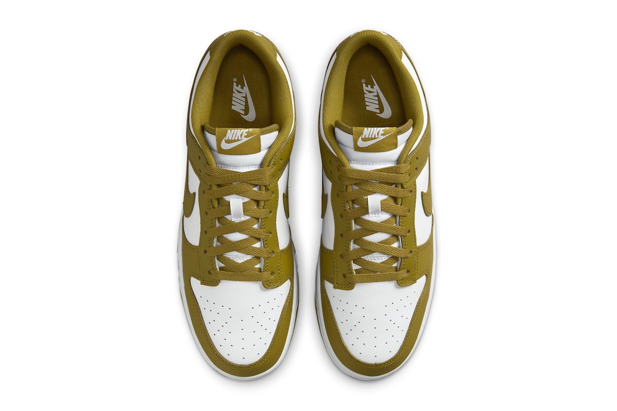 Official Look At the Nike Dunk Low "Pacific Moss" DV0833-105 white low top sneakers swoosh spring 2024