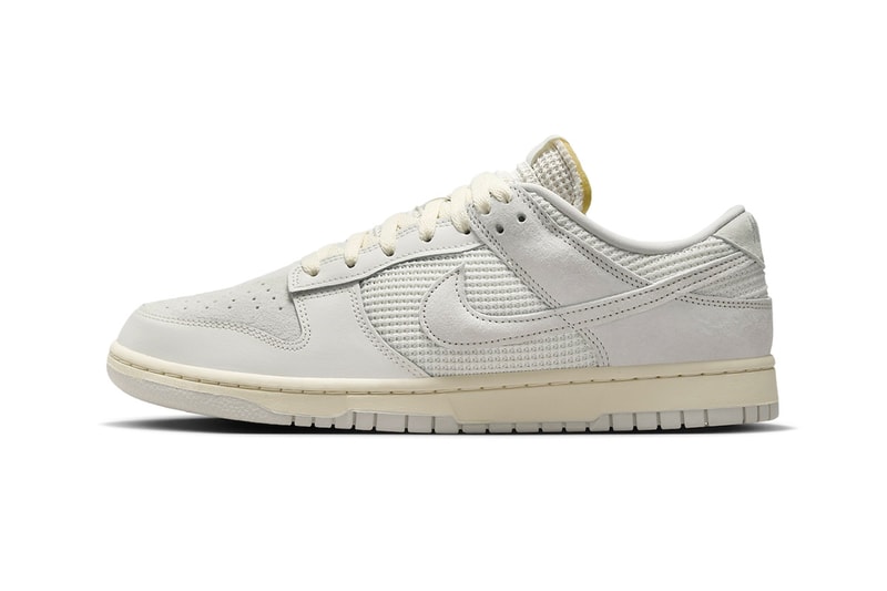 Official Look at the Nike Dunk Low "Phantom" HF4297-001 Phantom/Light Bone-Sail-Coconut Milk-Saturn Gold release info summer 2024