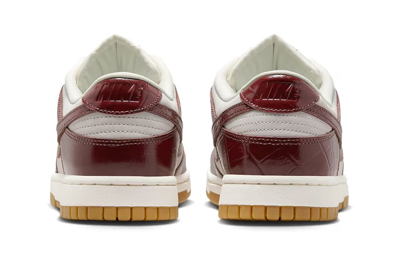 Nike Dunk Low Team Red Croc FJ2260-004 Release Info