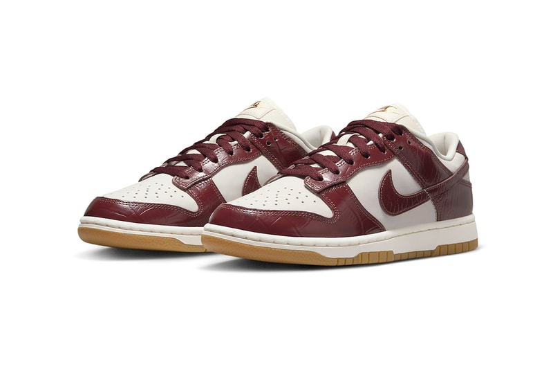 Nike Dunk Low Team Red Croc FJ2260-004 Release Info