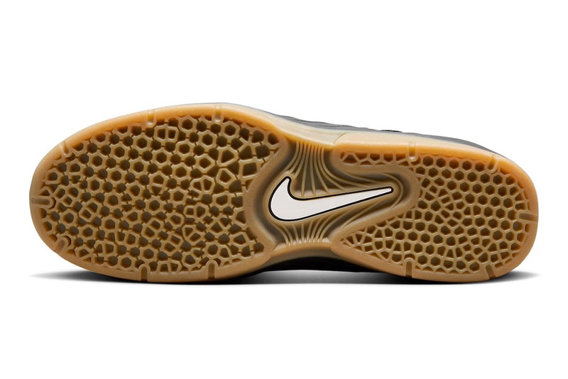 Nike SB Presents New Vertebrae Model in "Black Gum" nyjah 3 skateboarding upper leather suede mesh laces drop release price dollars link usd snkrs 