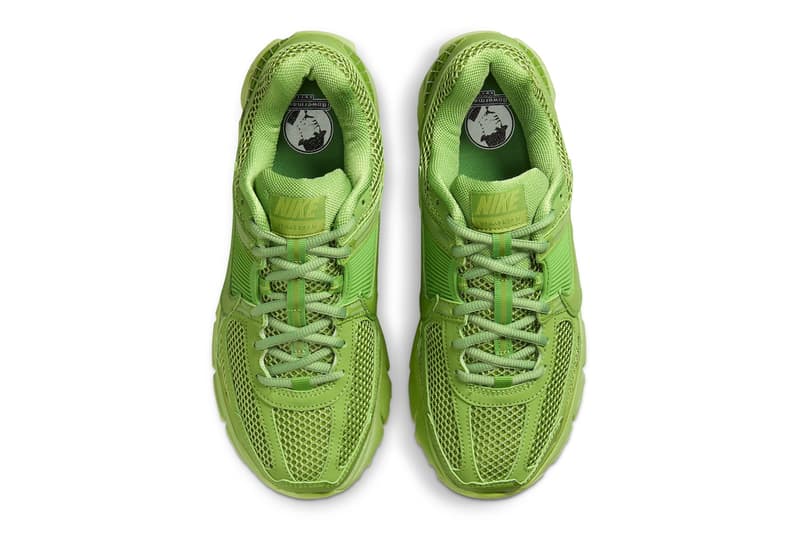 Official Look at the Nike Zoom Vomero 5 "Chlorophyll" release info shoes  FQ7079-300 summer 2024comfy green sneakers swoosh 