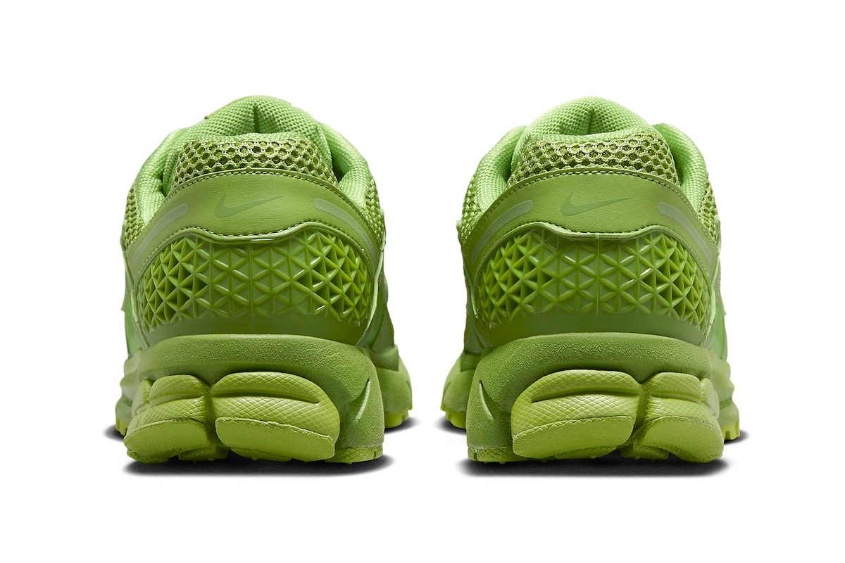 Official Look at the Nike Zoom Vomero 5 "Chlorophyll" release info shoes  FQ7079-300 summer 2024comfy green sneakers swoosh 