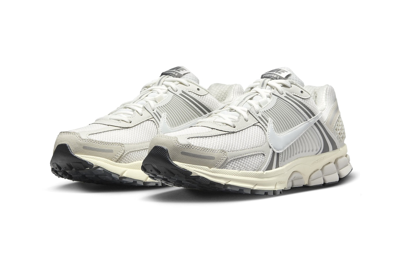 Nike Zoom Vomero 5 Surfaces in a Clean "Platinum Tint" HF0731-007 dad shoe sneaker comfortable everyday shoe