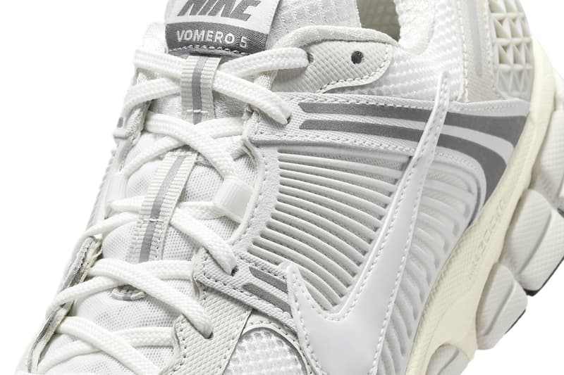 Nike Zoom Vomero 5 Surfaces in a Clean "Platinum Tint" HF0731-007 dad shoe sneaker comfortable everyday shoe