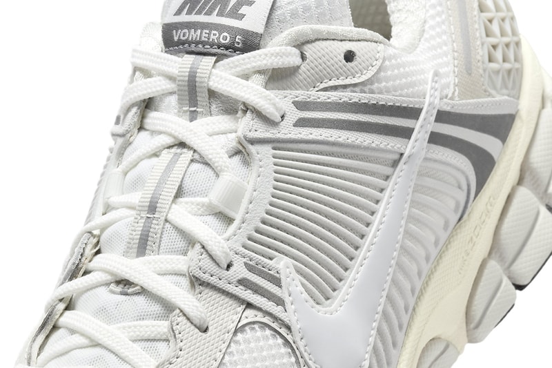 Nike Zoom Vomero 5 Surfaces in a Clean "Platinum Tint" HF0731-007 dad shoe sneaker comfortable everyday shoe