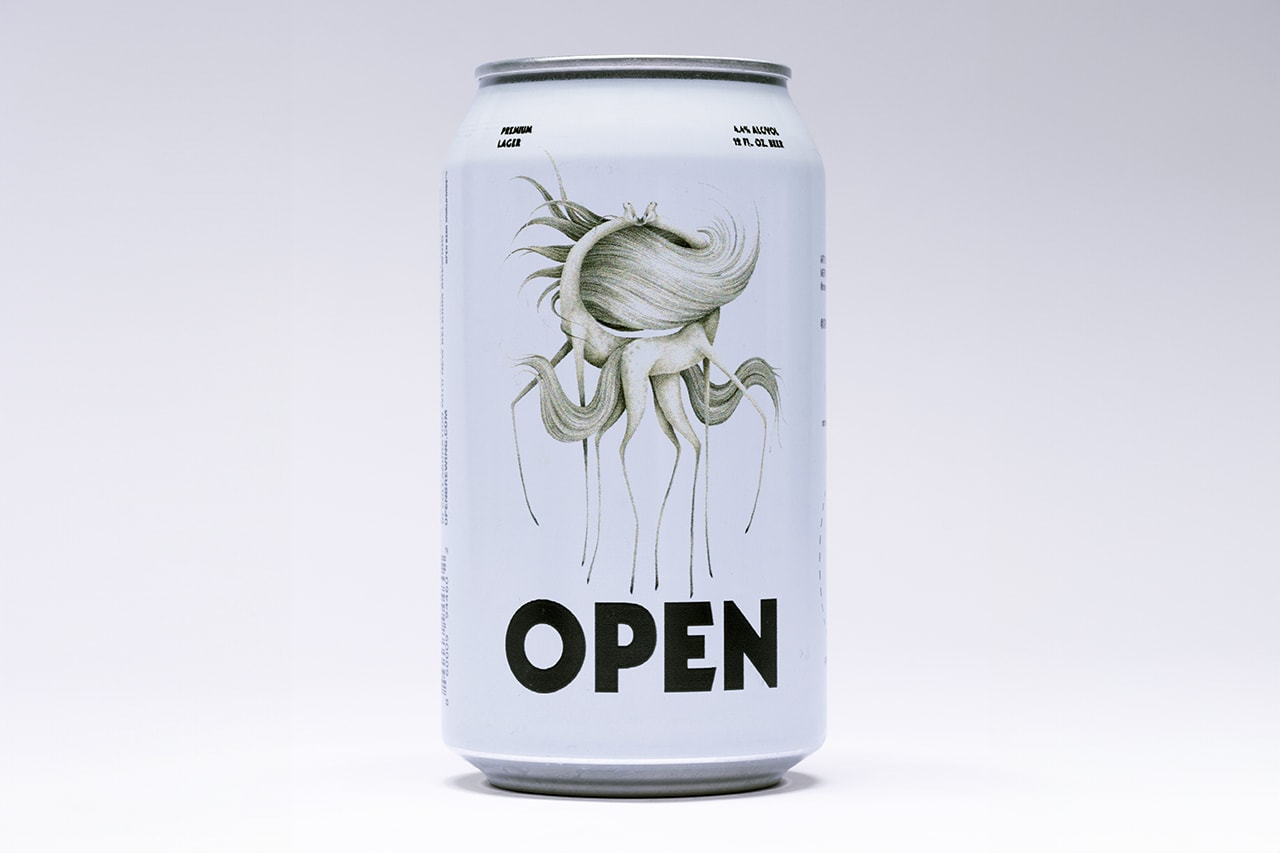 OPEN Beer Artist Series Cans Joe Roberts Katsu Sawada Meryl Smith Don “Nuge” Nguyen Tino Razo  Ako Jefferson Atiba Jefferson Los Angeles