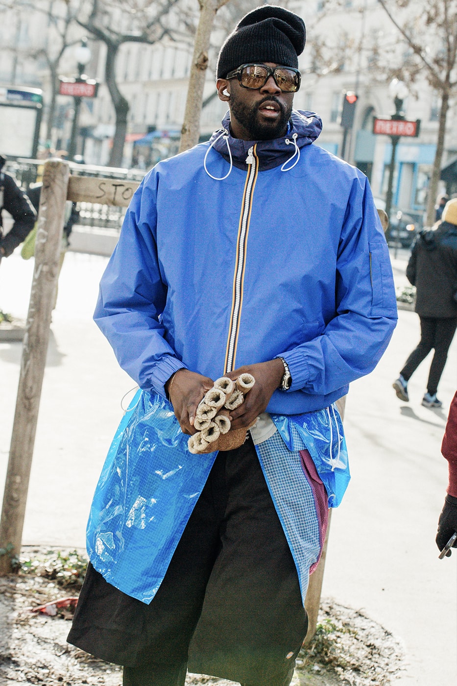 Paris Fashion Week Men's FW24 Street Style dior loewe rick owens sacai palace carharrt nike lemaire salehe bembury gunna 