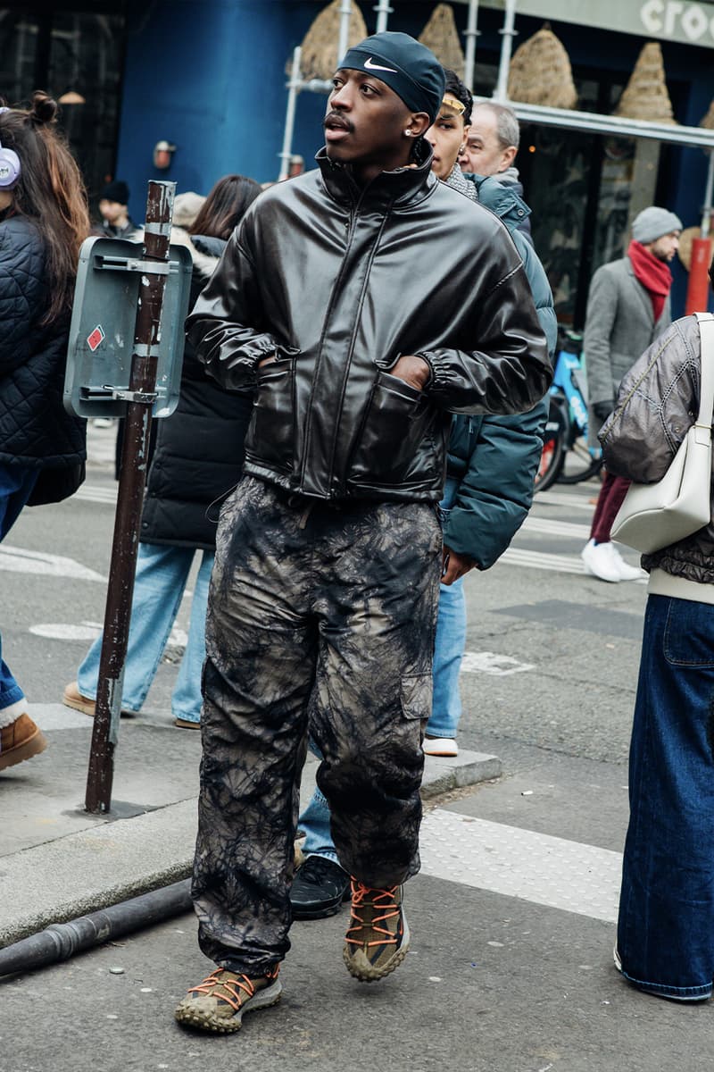 Paris Fashion Week Men's FW24 Street Style dior loewe rick owens sacai palace carharrt nike lemaire salehe bembury gunna 