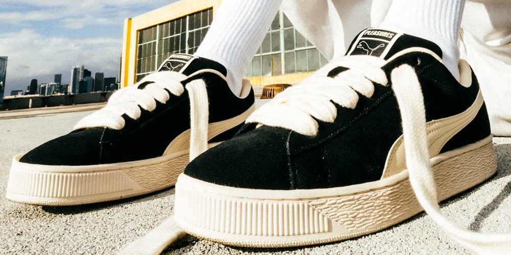 PLEASURES Goes Big With the Puma Suede XL