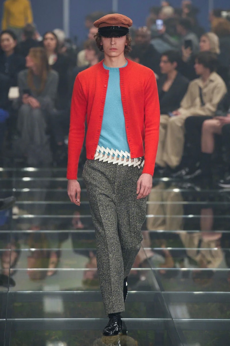Prada Fall/Winter 2024 Menswear Collection Milan Fashion Week Men's Menswear Runway Images