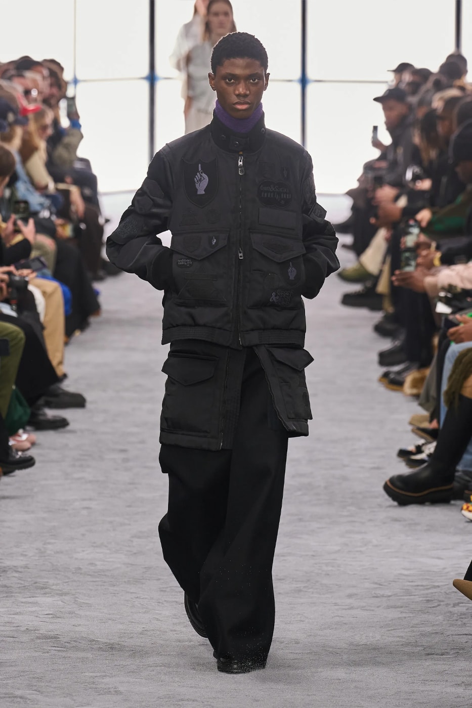 sacai Fall Winter 2024 Paris Fashion Week menswear Chitose Abe runway show sacai FW24 Explores Chitose Abe's Love of Uniform gonzales