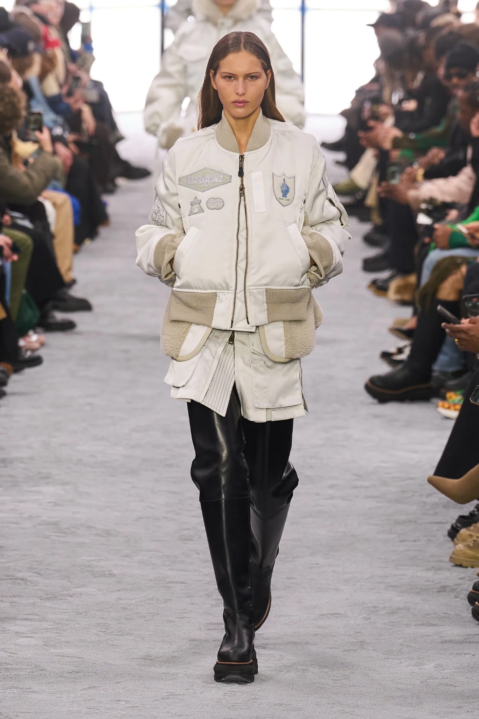 sacai Fall Winter 2024 Paris Fashion Week menswear Chitose Abe runway show sacai FW24 Explores Chitose Abe's Love of Uniform gonzales