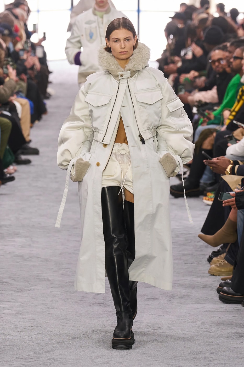 sacai Fall Winter 2024 Paris Fashion Week menswear Chitose Abe runway show sacai FW24 Explores Chitose Abe's Love of Uniform gonzales