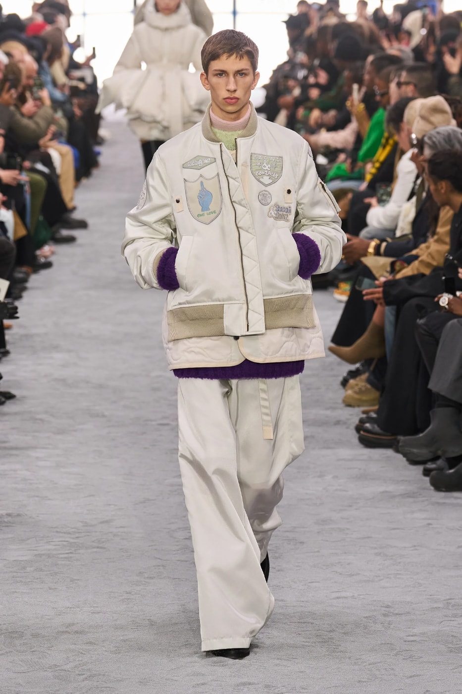 sacai Fall Winter 2024 Paris Fashion Week menswear Chitose Abe runway show sacai FW24 Explores Chitose Abe's Love of Uniform gonzales