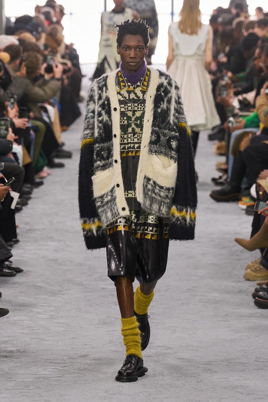 sacai Fall Winter 2024 Paris Fashion Week menswear Chitose Abe runway show sacai FW24 Explores Chitose Abe's Love of Uniform gonzales