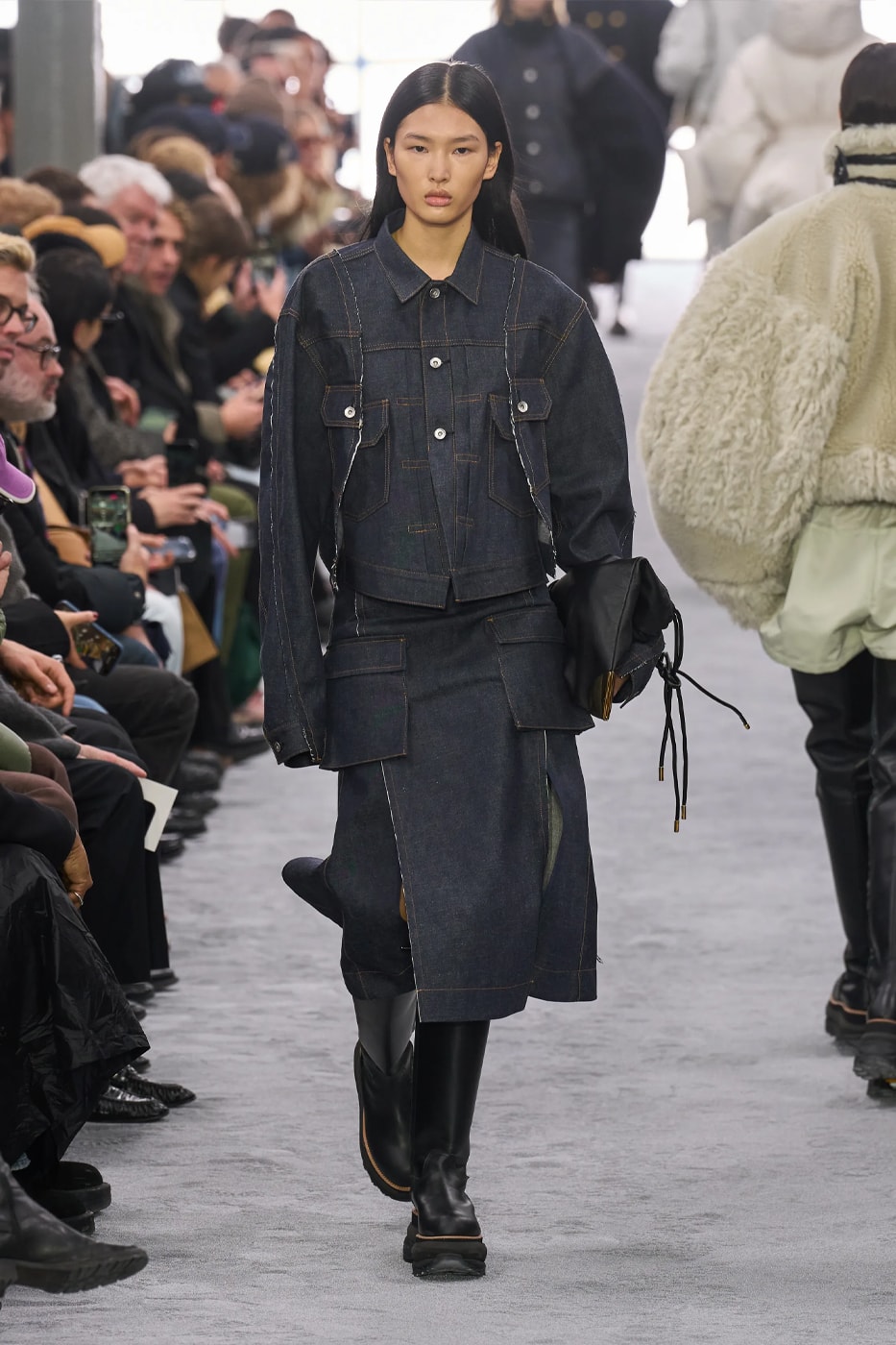 sacai Fall Winter 2024 Paris Fashion Week menswear Chitose Abe runway show sacai FW24 Explores Chitose Abe's Love of Uniform gonzales